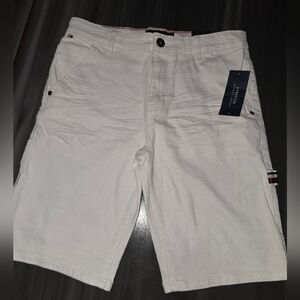 NWT Boys Size 16 Tommy Hilfiger White Jean Shorts Denim